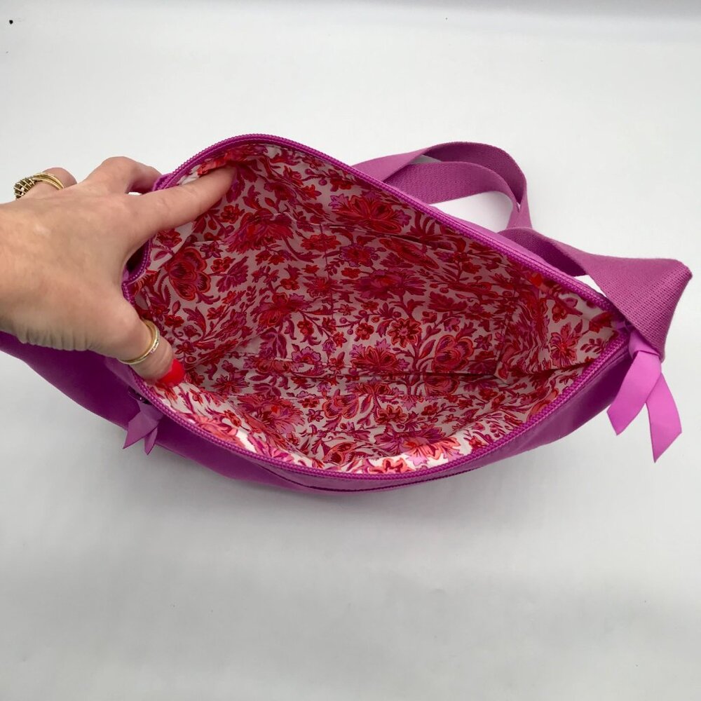 Vera Bradley Orchid Pink Fabric Crossbody Sling Bag - Picture 10 of 11